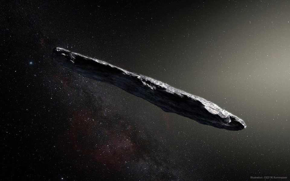 oumuamua asteroide fuori dal sistema solare